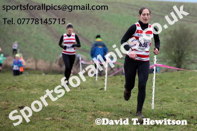 Senior women, Start Fitness NEHL, Thornley Hill Farm, Peterlee, County Durham. Photo: David T. Hewitson/Sports for All Pics